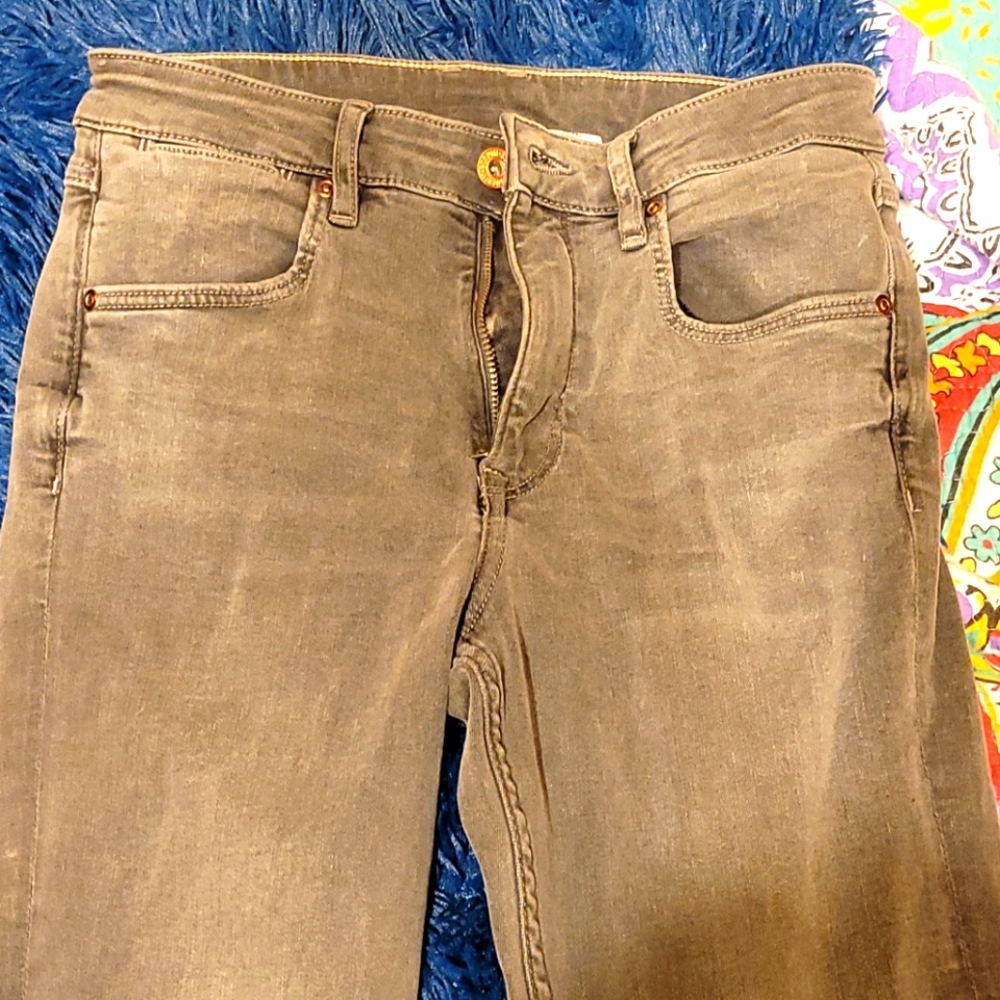 H&M &demin faded black skinny jeans 👖